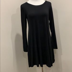 Black mini dress